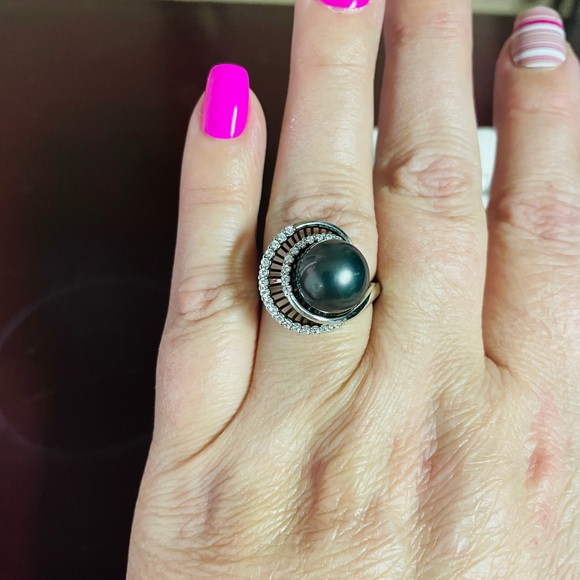berricle Jewelry - 💍 Black pearl ring size 10
